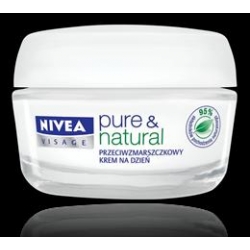 NIVEA Pure & Natural krem przeciwzmarszczkowy na dzień