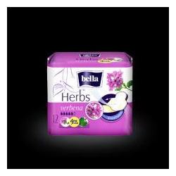 Bella Herbs Oddychające podpaski higieniczne wzbogacone werbeną 12szt.