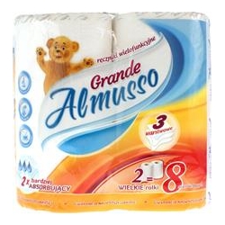 Almusso Grande ręcznik wielofunkcyjny papierowy 2szt