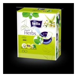 Bella Herbs Oddychające wkładki higieniczne wzbogacone kwiatem lipy 60szt.