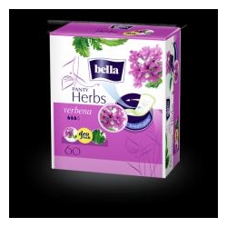 Bella Herbs Oddychające wkładki higieniczne wzbogacone werbeną 60szt.