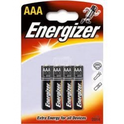 Energizer baterie alkaliczne AAA  LR03 4szt